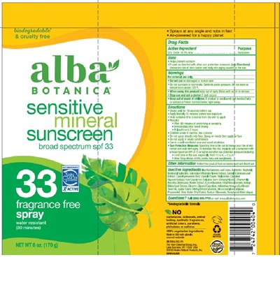 Label (Mineral Spf 33)